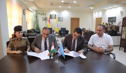 Nawroz University Signs MoU with the Directorate for Combating Violence Against Women and Families in Duhok