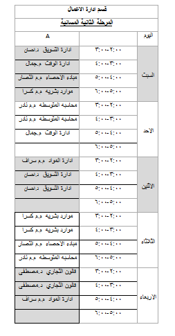 2ادارة مسائي