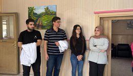 Nawroz University Organizes a Scientific Visit of Pharmacy Students to the Nursing Home in Duhok
